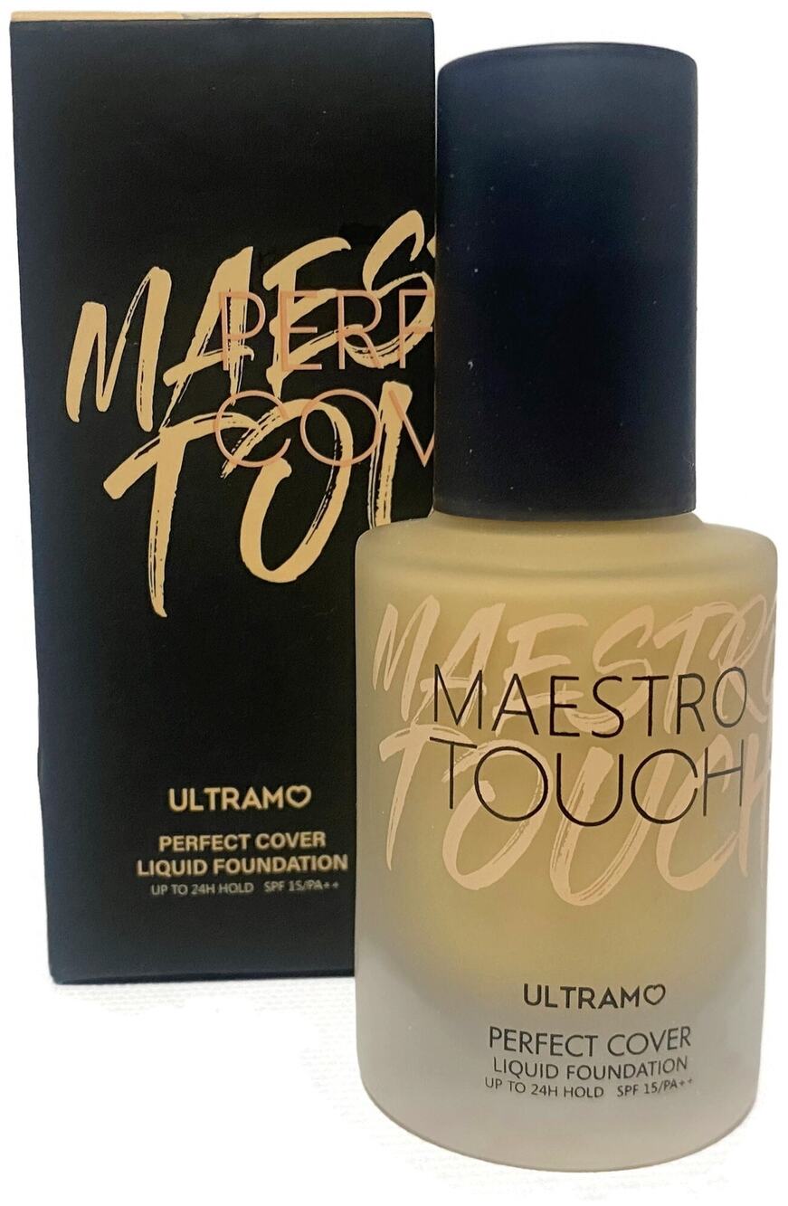 Ultramo Maestro Touch Perfect Cover Liquid Foundation NC30 Matte Natural